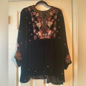 Black Velvet Johnny Was Tunic